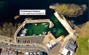 Enfield Street house behind Portstewart promenade with partial sea view from front 3 bed sleeps 7